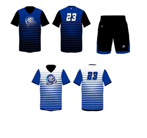 Youth FreeStyle Sublimated Reversible V-Neck Soccer Jersey