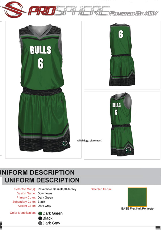 dark green basketball jersey design